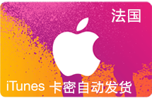 法国法区iTunes充值礼品卡50欧元