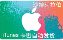 沙特阿拉伯iTunes充值礼品卡200沙亚币